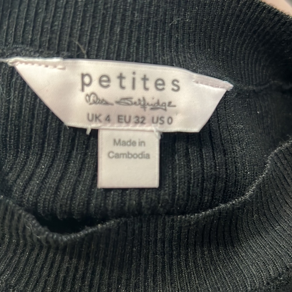 Petites Ruffle Dress Size 0 - Picture 3 of 3